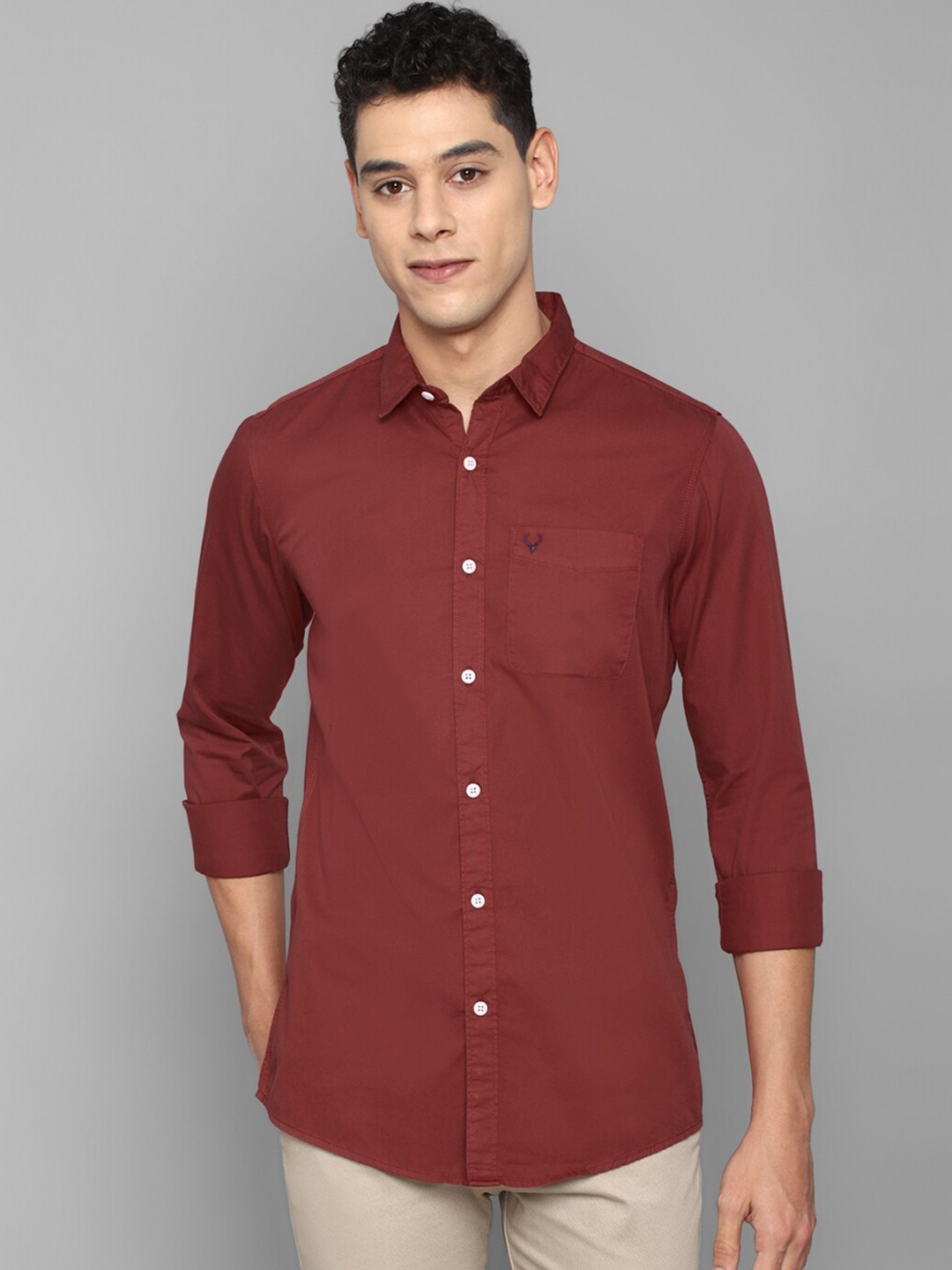 

Allen Solly Sport Men Red Casual Shirt