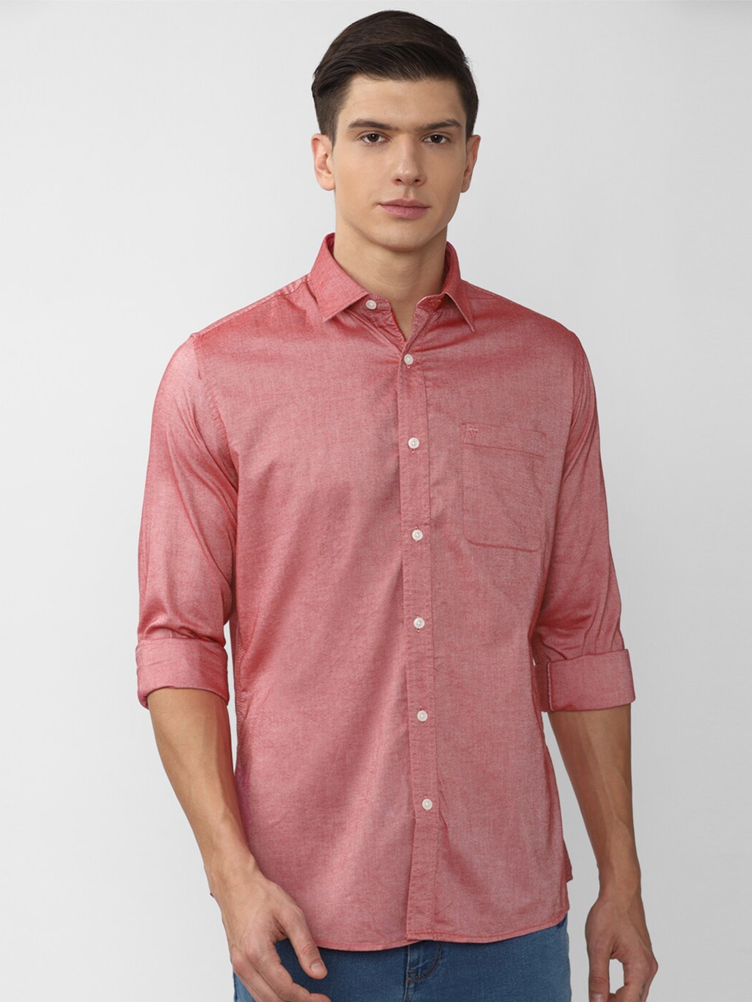 

Van Heusen Sport Men Pink Slim Fit Casual Shirt