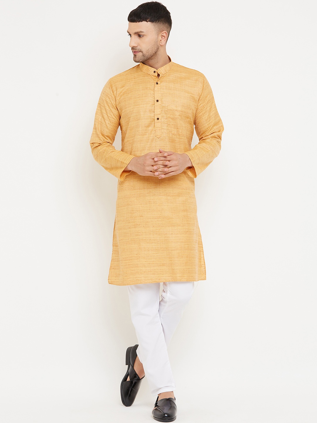 

Armaan Ethnic Men Brown Pastels Kurta