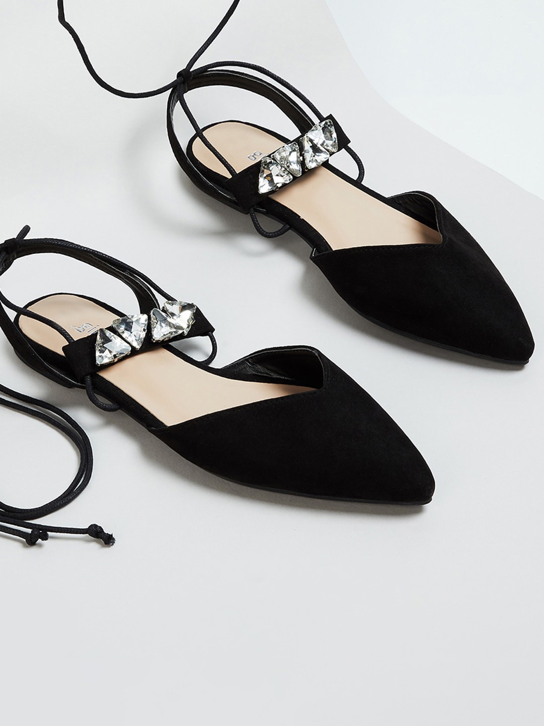 

Ginger by Lifestyle Women Black Flats