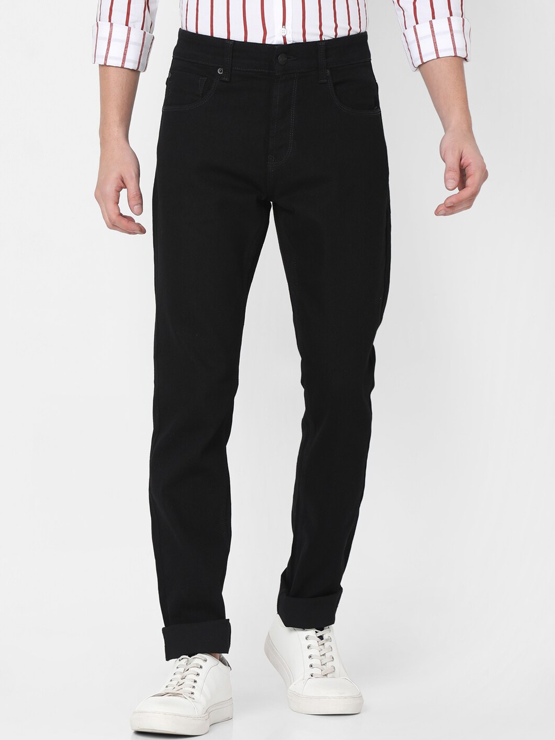 

SPYKAR Men Black Slim Fit Jeans