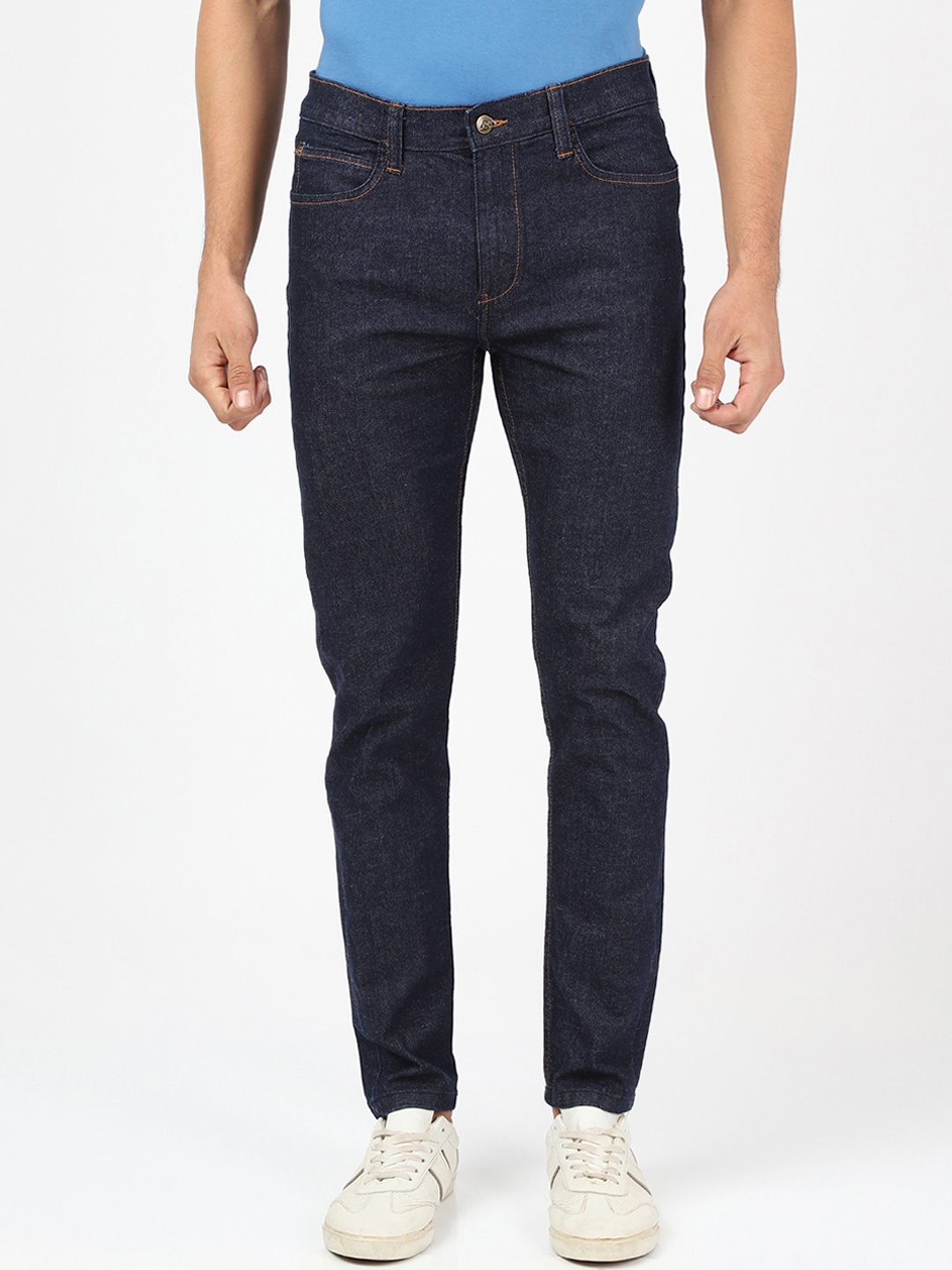 

Lee Men Blue Anton Relaxed Fit Stretchable Narrow Jeans