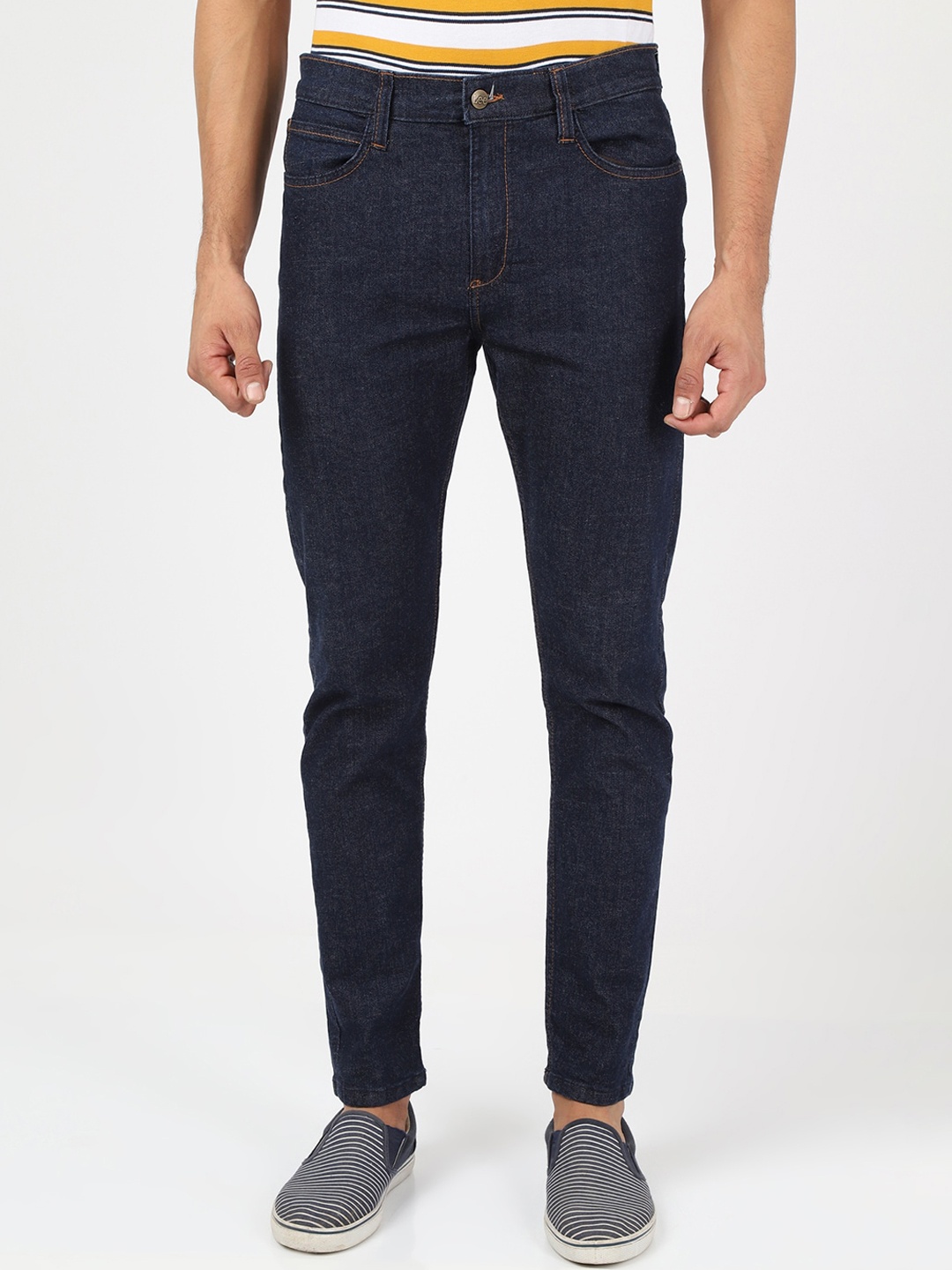 

Lee Men Blue Anton Relaxed Fit Stretchable Narrow Jeans