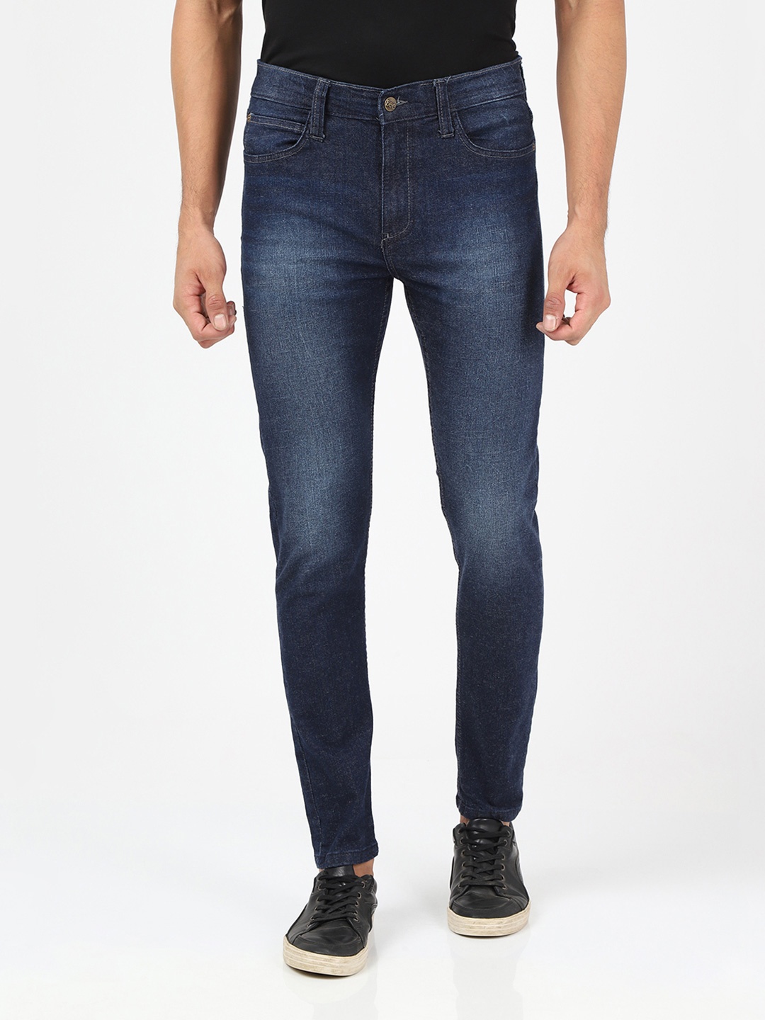 

Lee Men Blue Anton Heavy Fade Crop Length Jeans