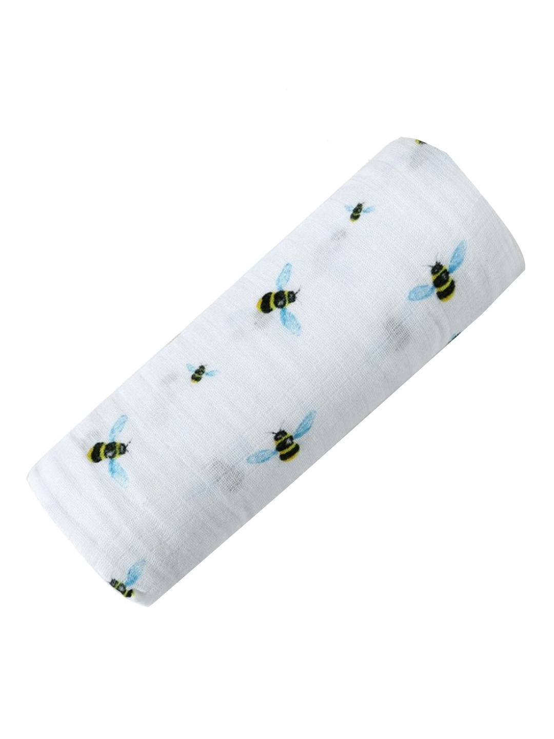 

Malabar Baby Infants Printed Organic Swaddle, White