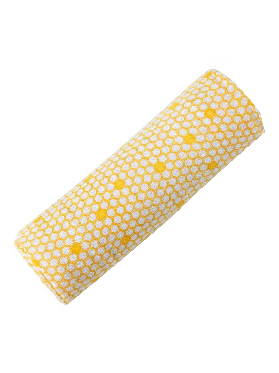 

Malabar Baby Infants Printed Organic Swaddle, Yellow