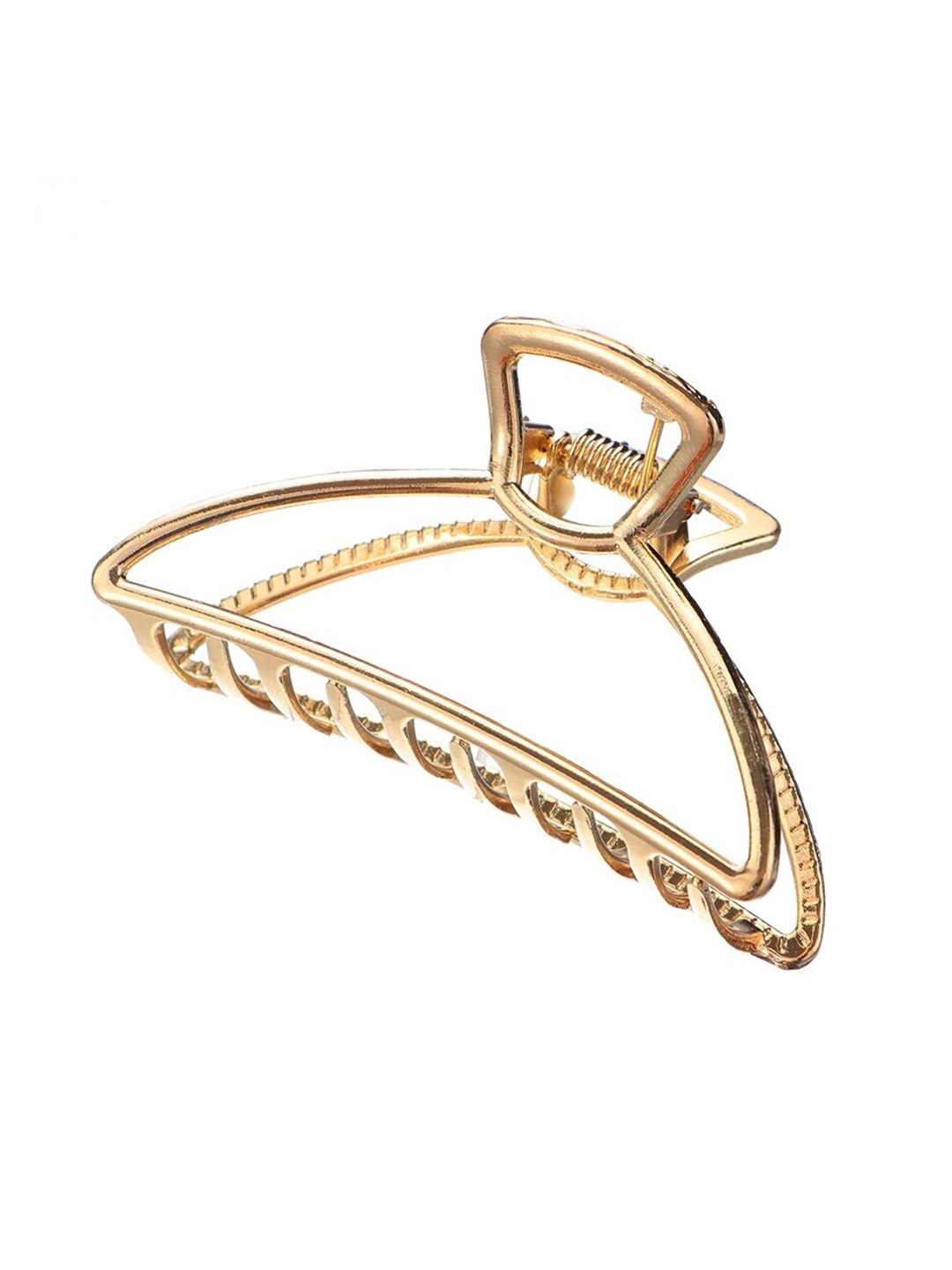 

VAGHBHATT Women Set of 3 Gold-Toned Claw Clip