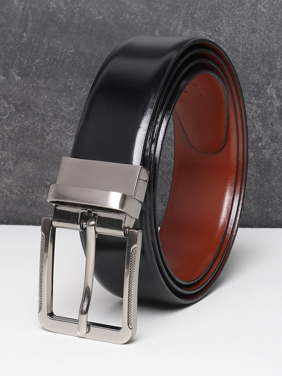 

Teakwood Leather Men Black Belts