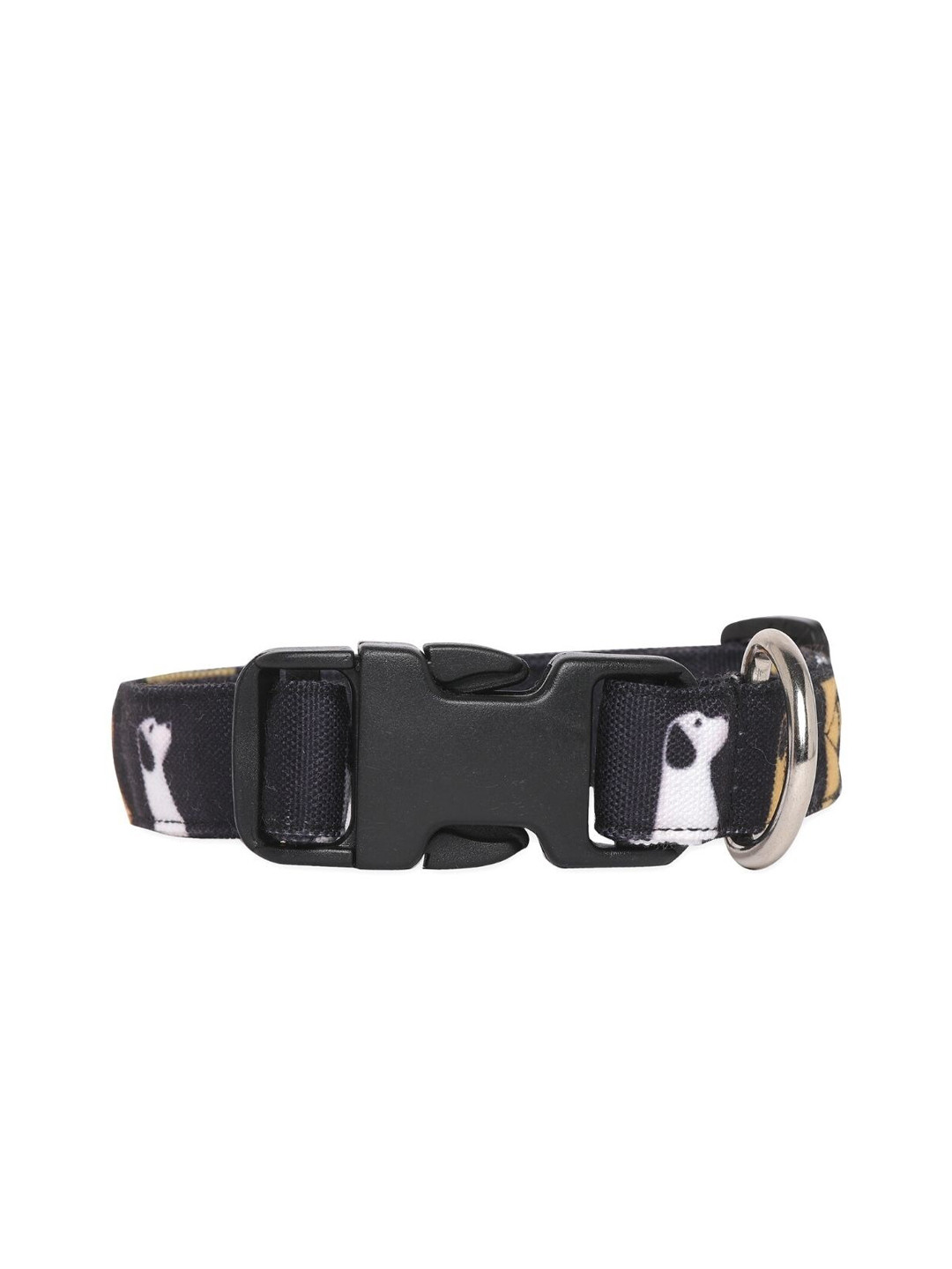 

thepawpstarco Kids Black Solid Dog Collars