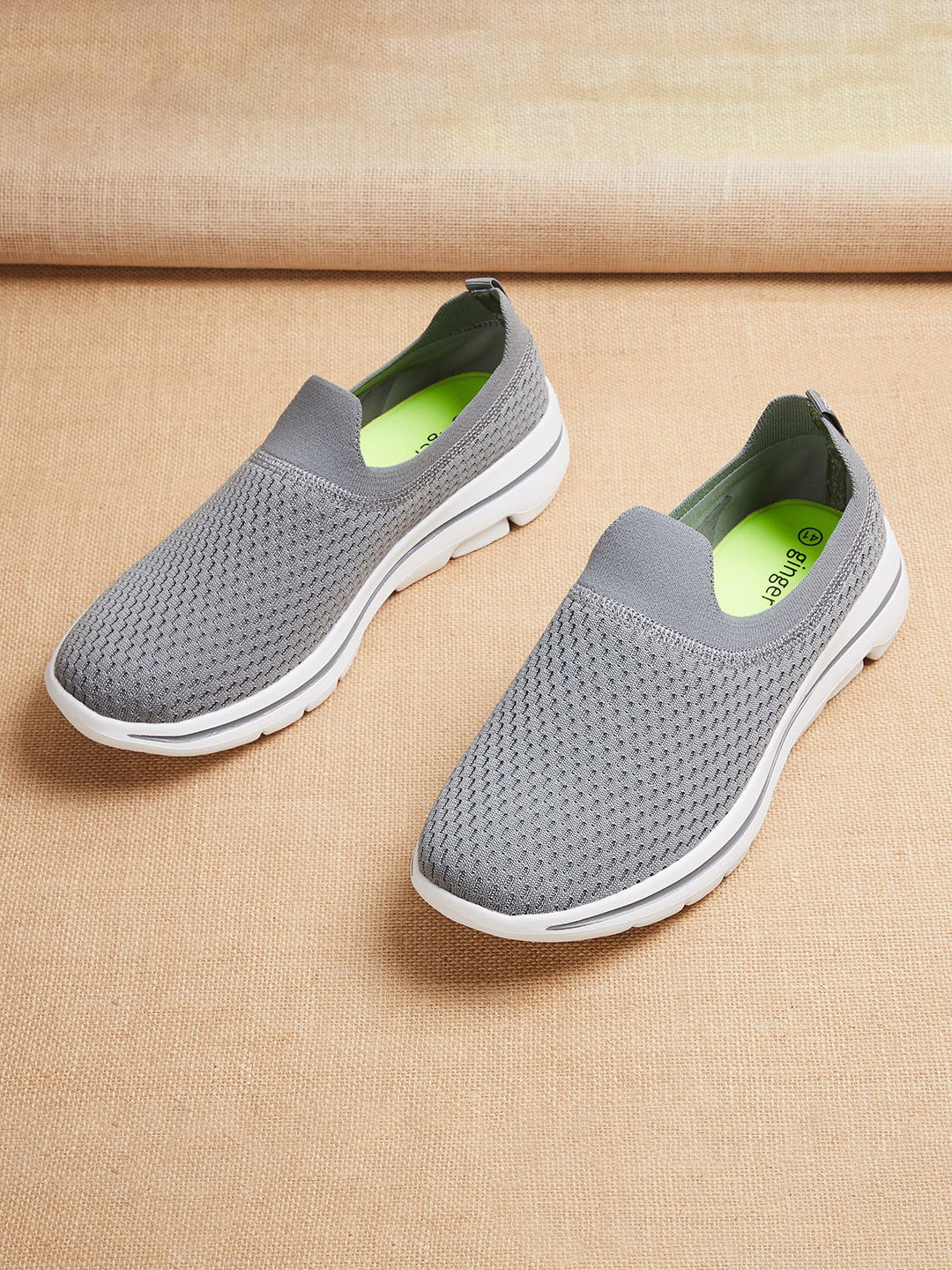 

Ginger by Lifestyle Women Grey Slip-On Sneakers