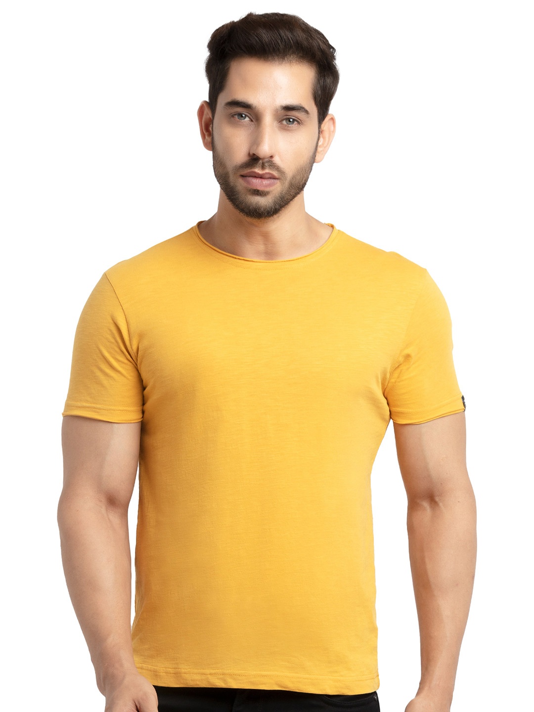 

Status Quo Men Mustard Yellow T-shirt