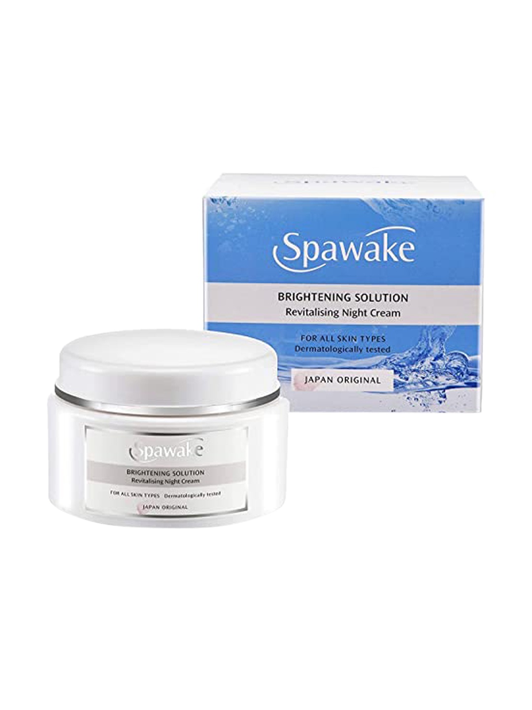

Spawake Brightening Solution Revitalising Night Cream for All Skin Types - 50 g, White