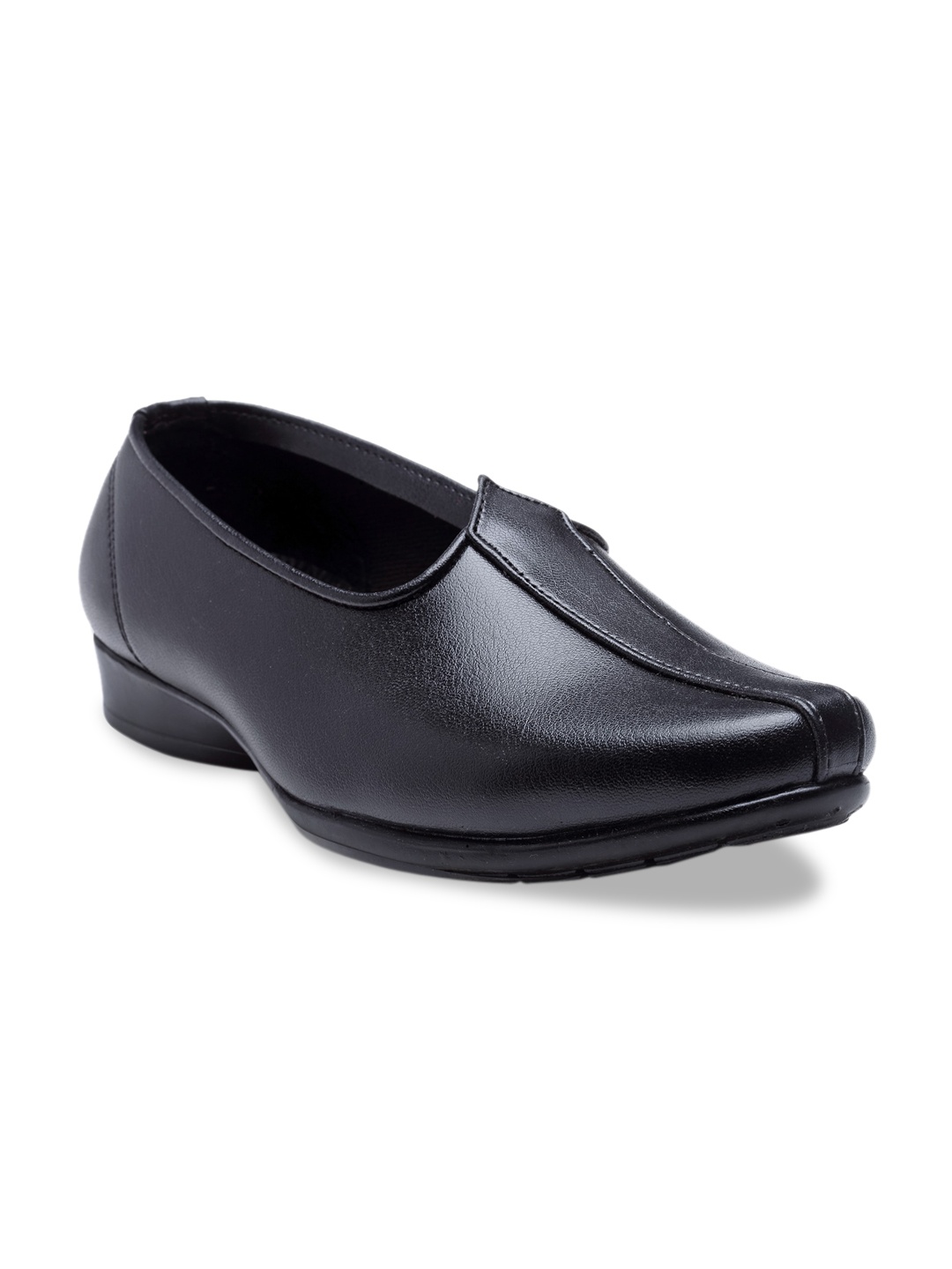

Action Men Black Solid Slip-On Synthetic Formal Shoes