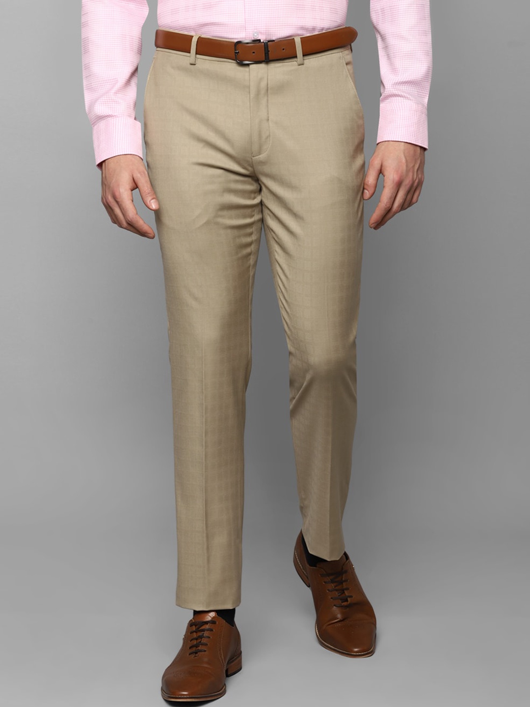 

Louis Philippe Men Khaki Slim Fit Trousers