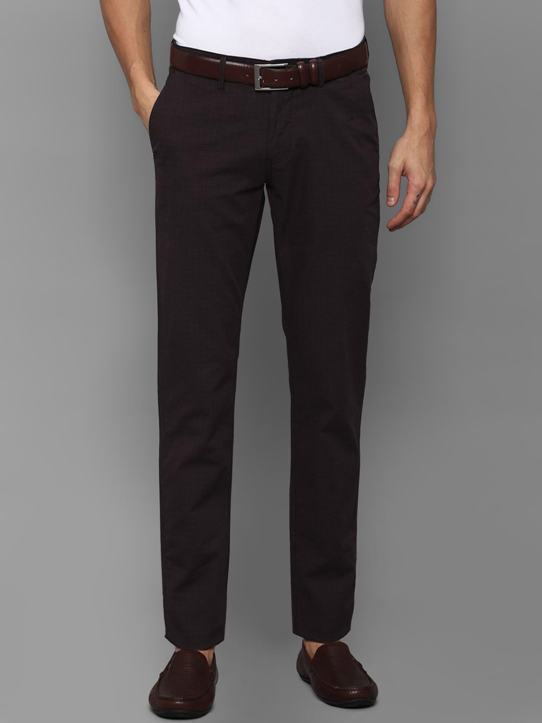 

Louis Philippe Sport Men Grey Slim Fit Trousers