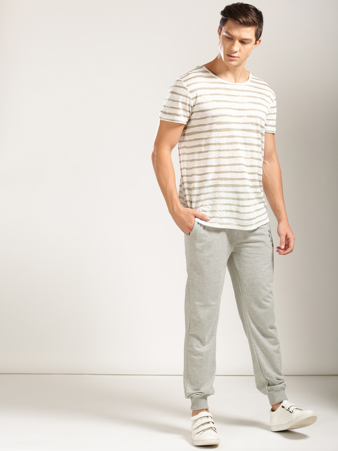 

HARVARD Grey Melange Joggers