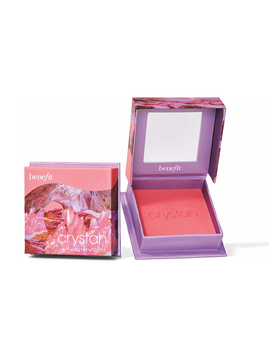 

Benefit Cosmetics Smudge Proof Soft Shimmer Finish Powder Strawberry Pink Blush 6 g - Crystah