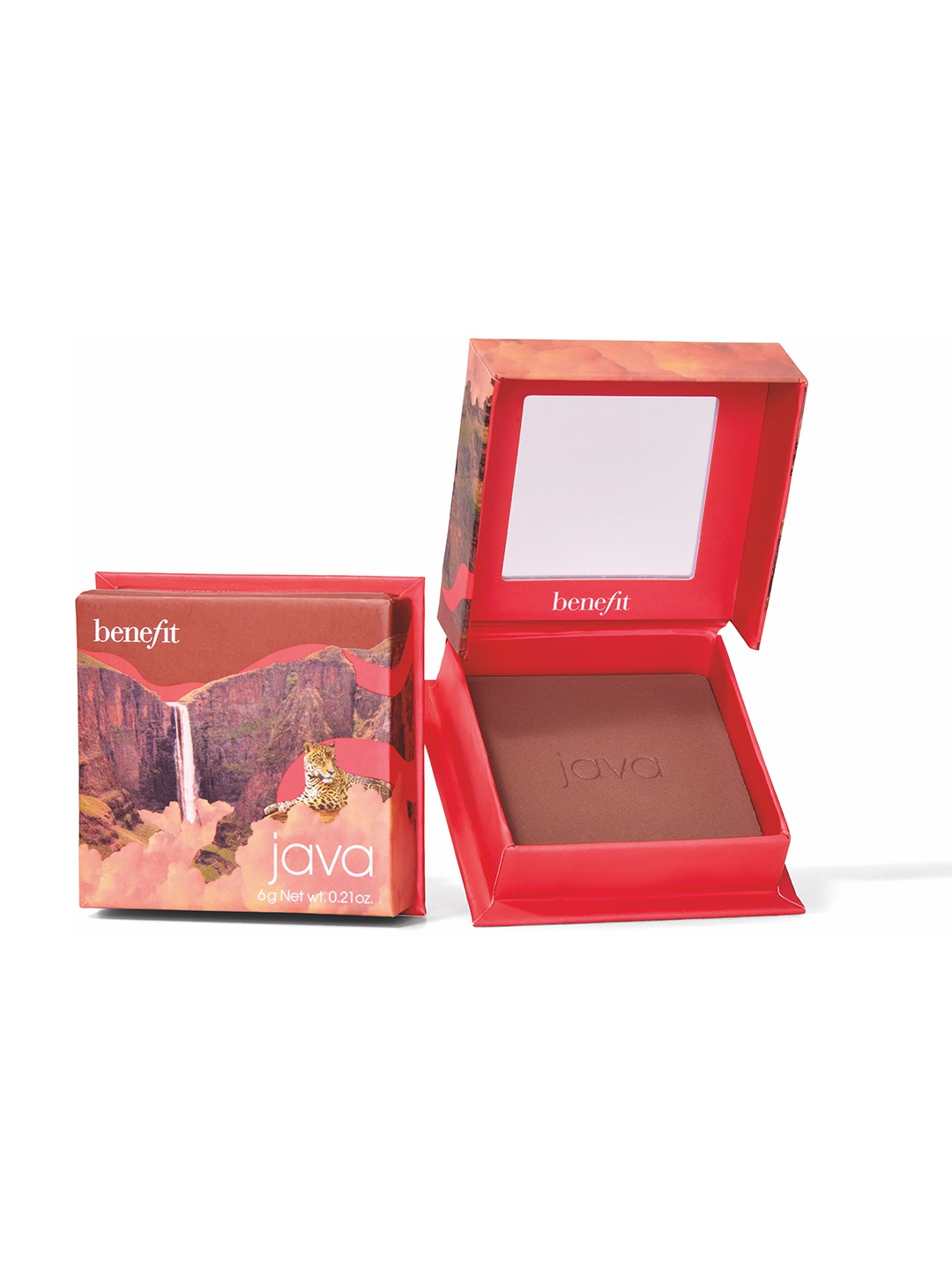 

Benefit Cosmetics Smudge-Proof Soft Shimmer Finish Rosy Mocha Blush 6 g - Java, Brown