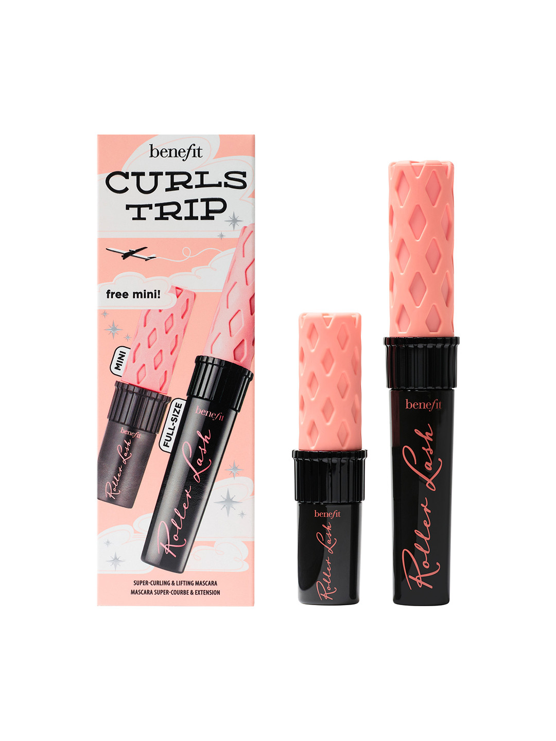

Benefit Cosmetics Curls Trip Roller Lash Mascara Set - Black