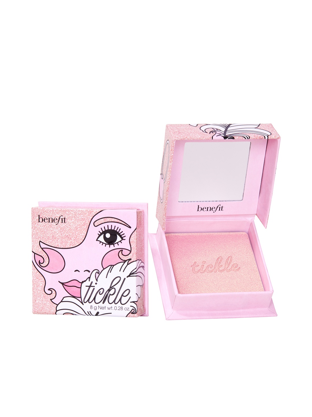 

Benefit Cosmetics Soft Shimmer Finish Golden Pink Highlighter 8 g - Tickle