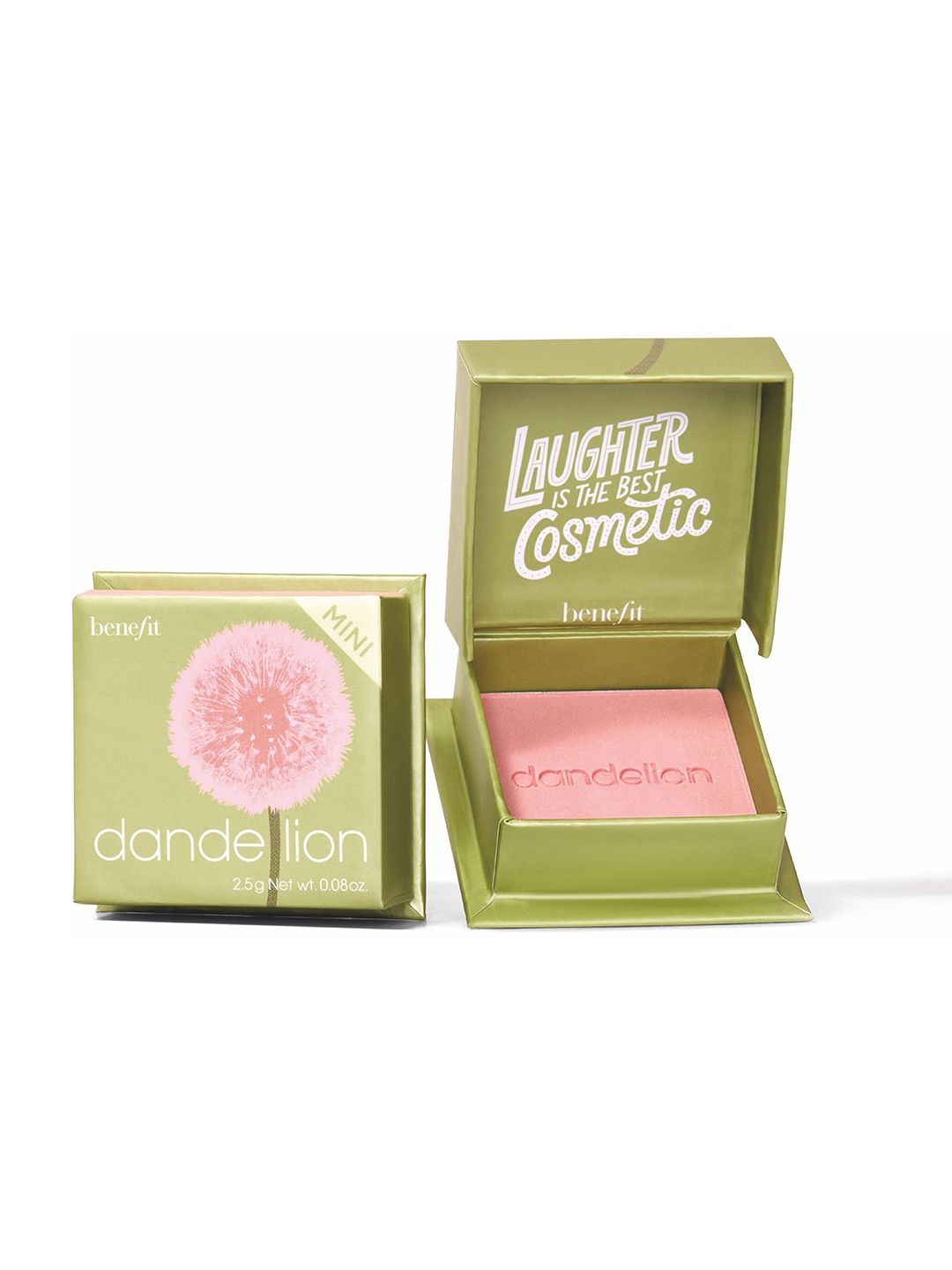 

Benefit Cosmetics Smudge Proof Soft Shimmer Finish Powder Baby-Pink Mini Blush 2.5 g - Dandelion