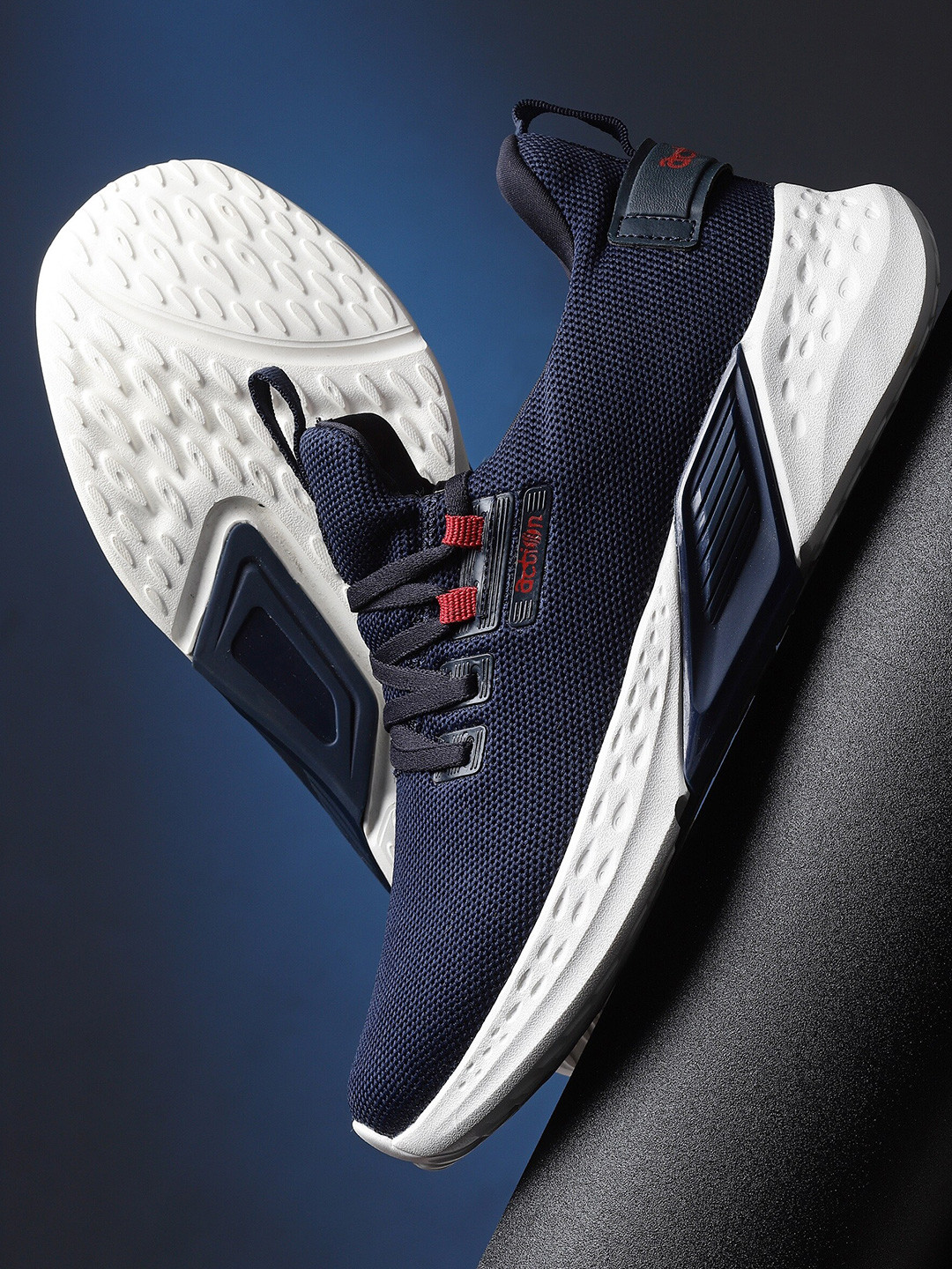 

Action Men Navy Blue Mesh Running Shoes