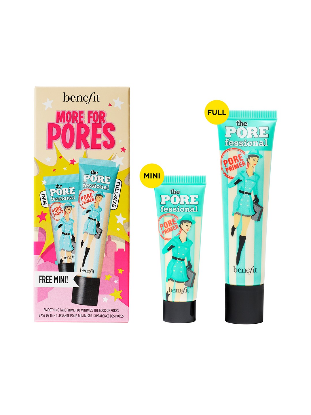 

Benefit Cosmetics More for Pores - Full Size + Free Mini Pore Primer, Blue