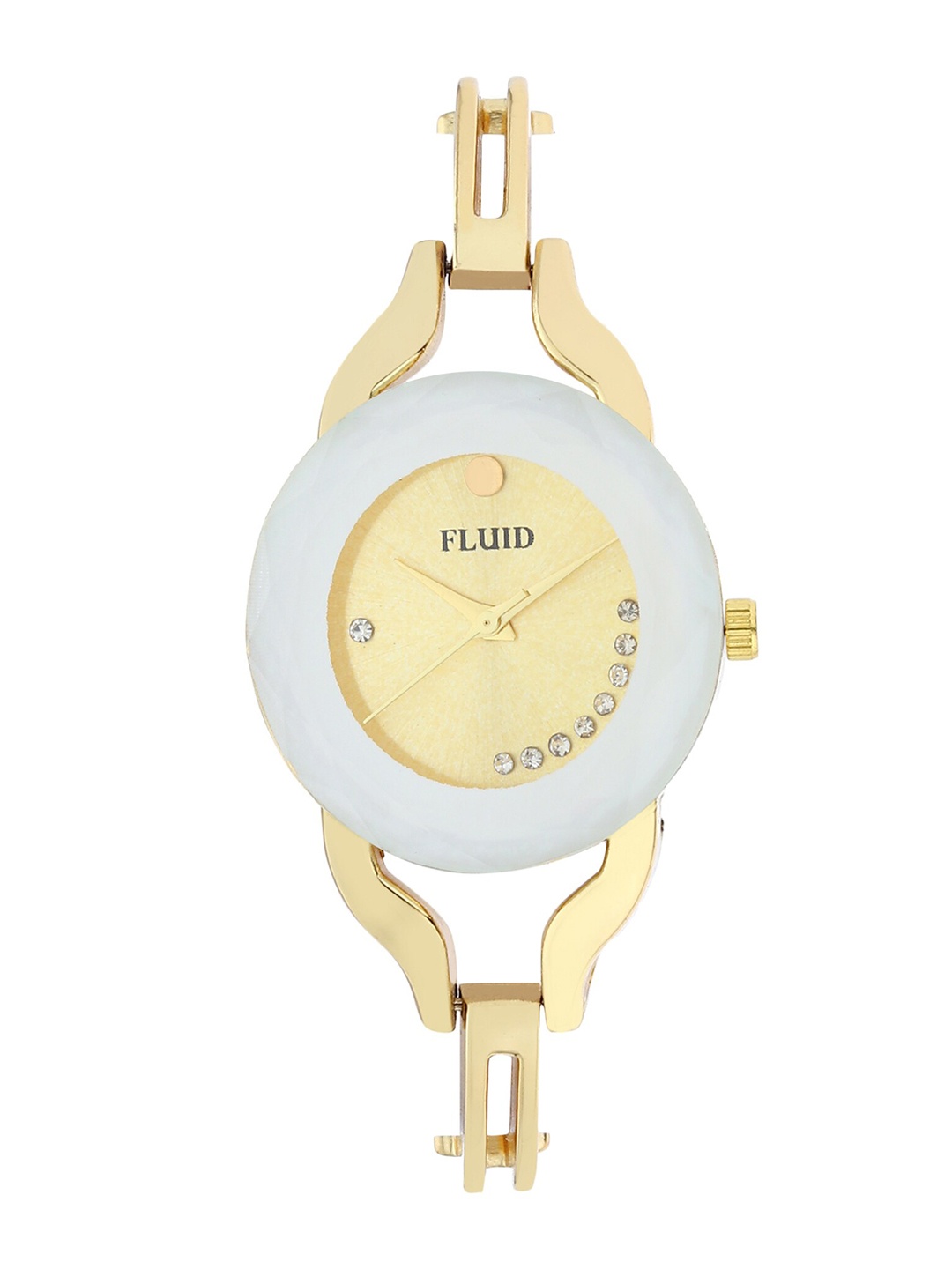 

FLUID Women Gold-Toned Dial & Gold Toned Straps Analogue Watch-FL-007-GD01