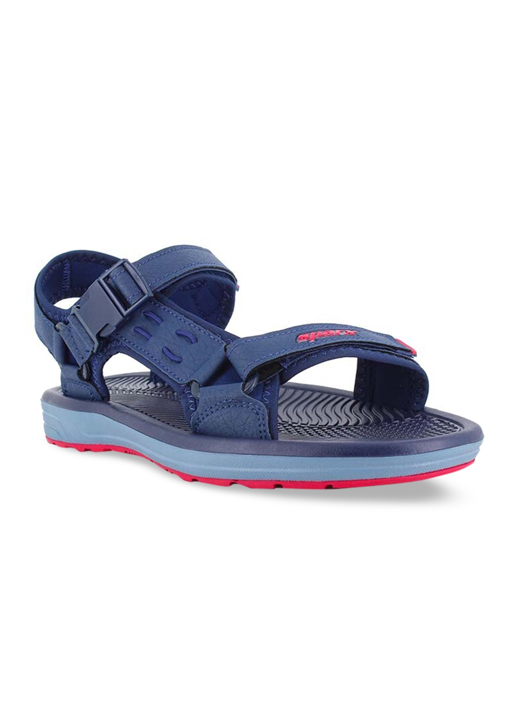 

Sparx Men Navy Blue Solid Sports Sandals