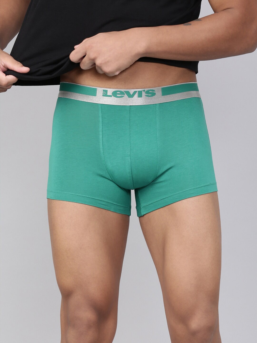 

Levi's 030 Supima Cotton Prime Trunk for Men with Comfort & Smartskin Technology, Green