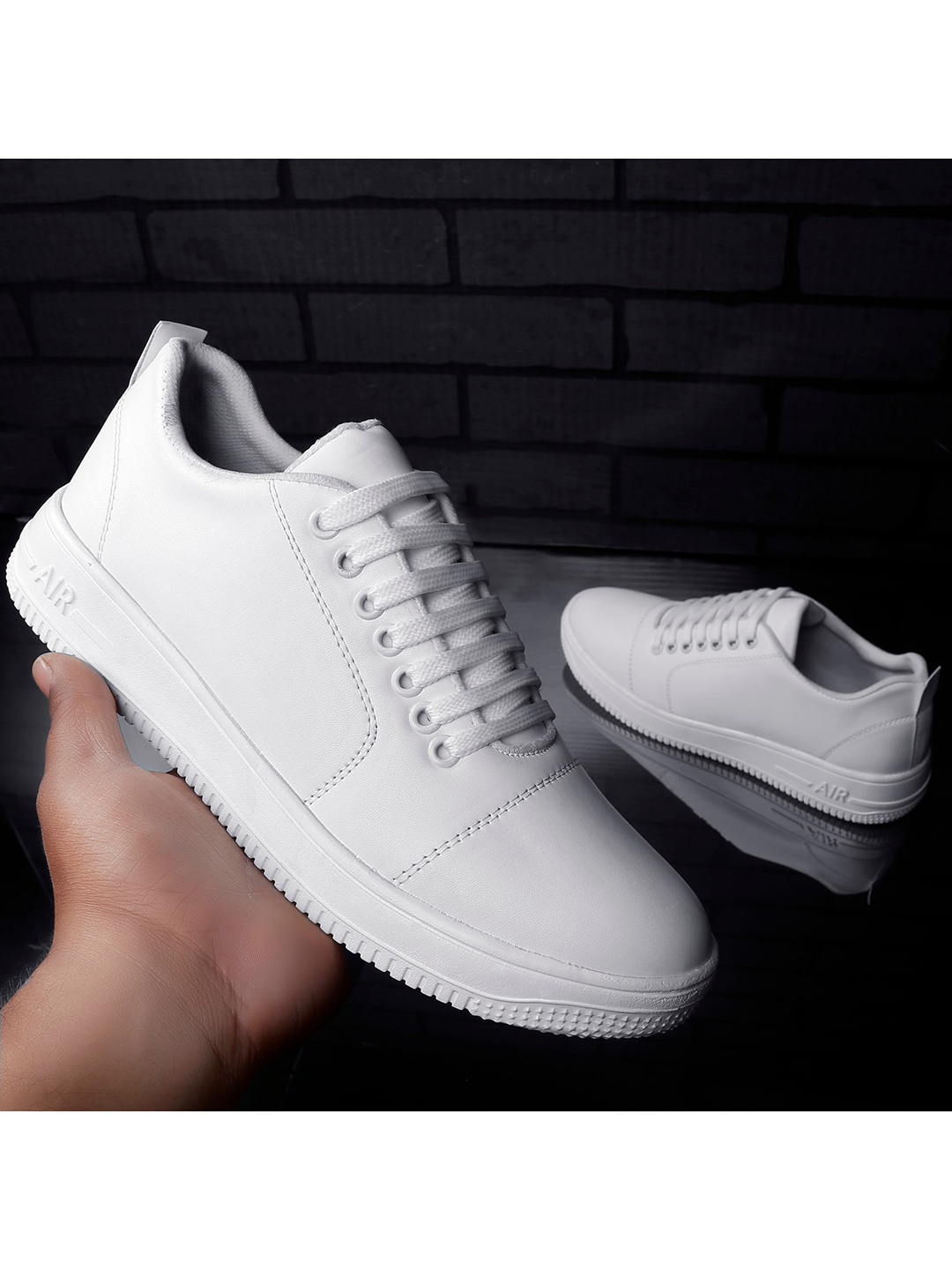 

KRAASA Men White Sneakers