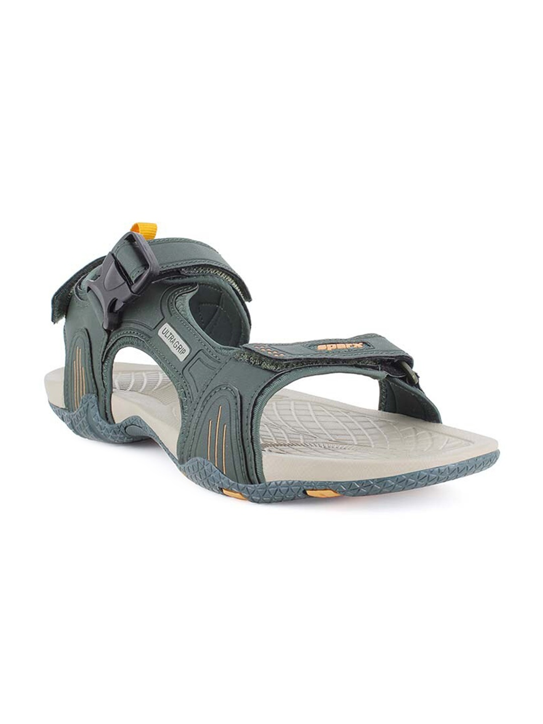 

Sparx Men Green Solid Sports Sandals