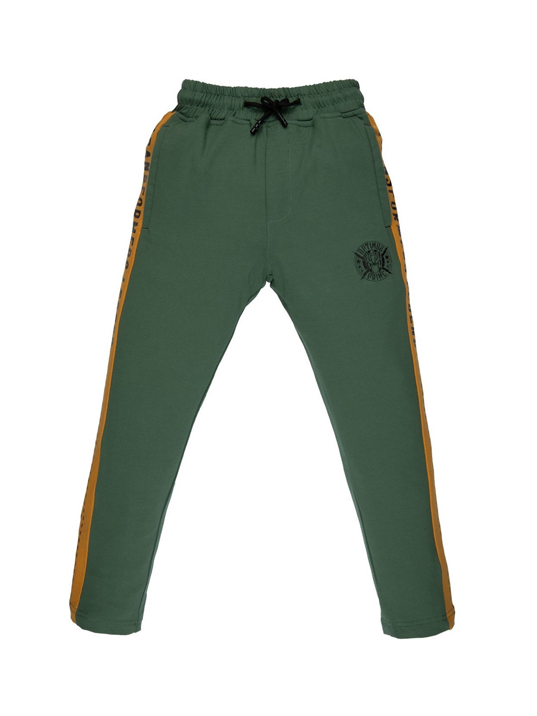 

Status Quo Boys Green Solid Regular Cotton Track Pant