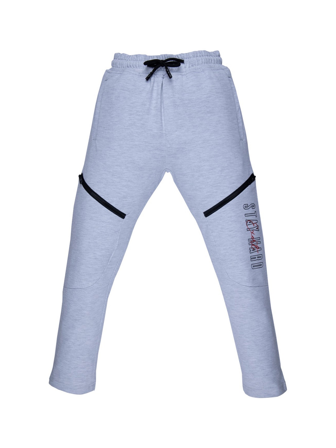 

Status Quo Boys Grey Solid Cotton Track Pants