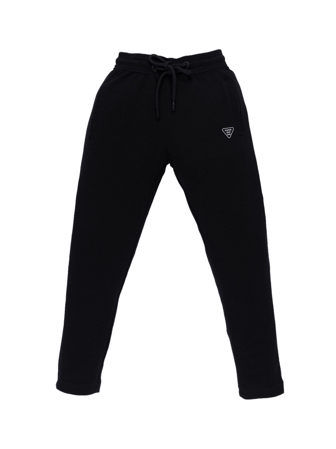 

Status Quo Boys Black Solid Track Pant