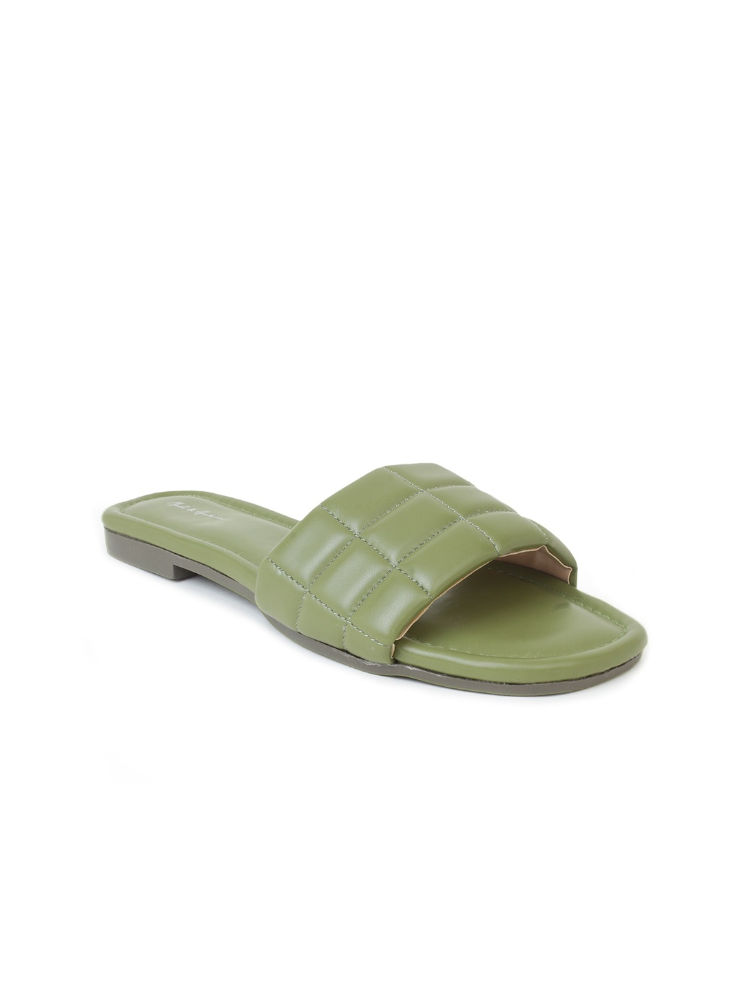 

Mast & Harbour Women Green Open Toe Flats