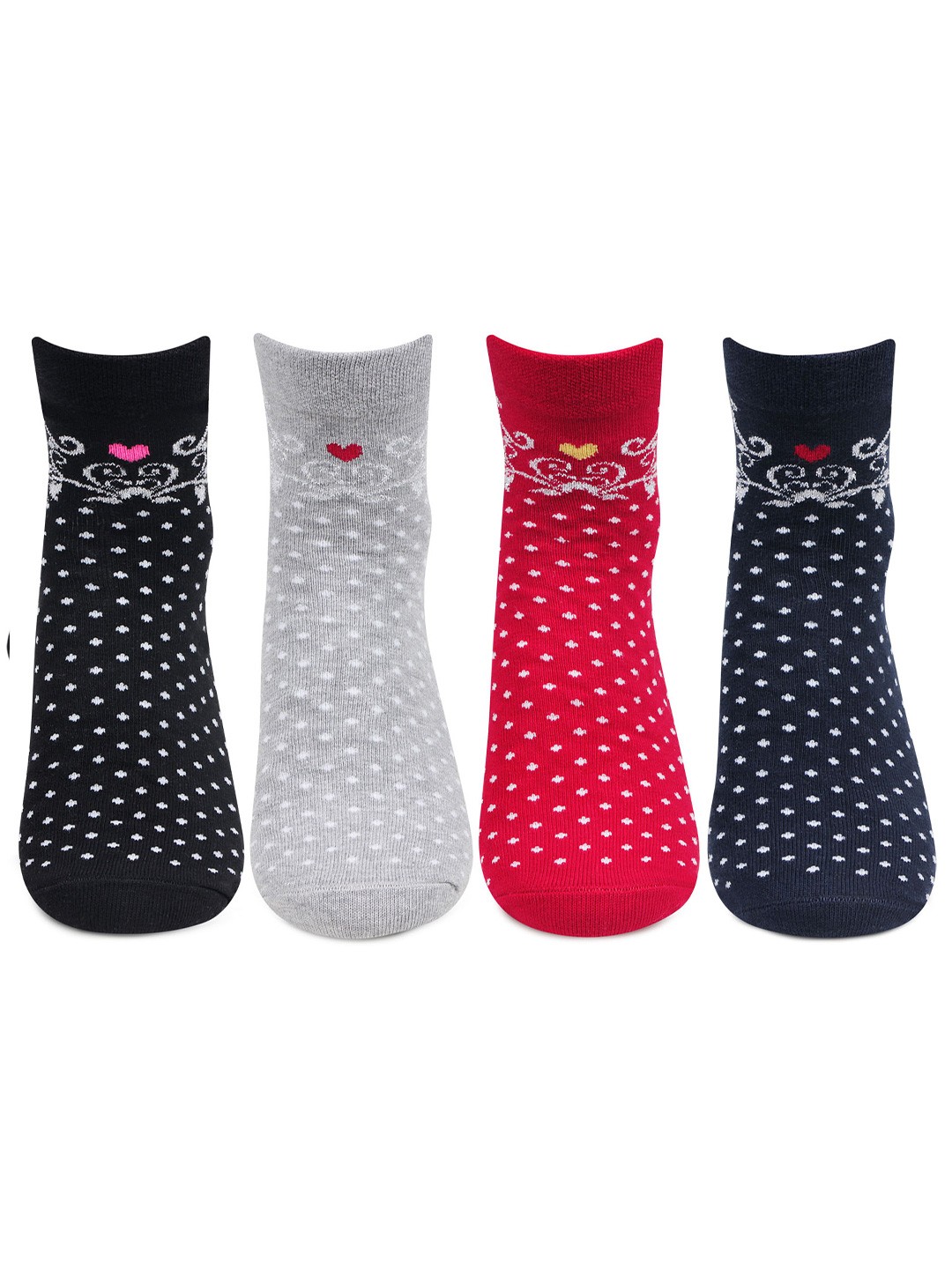 

Bonjour Women Pack Of 4 Assorted Socks