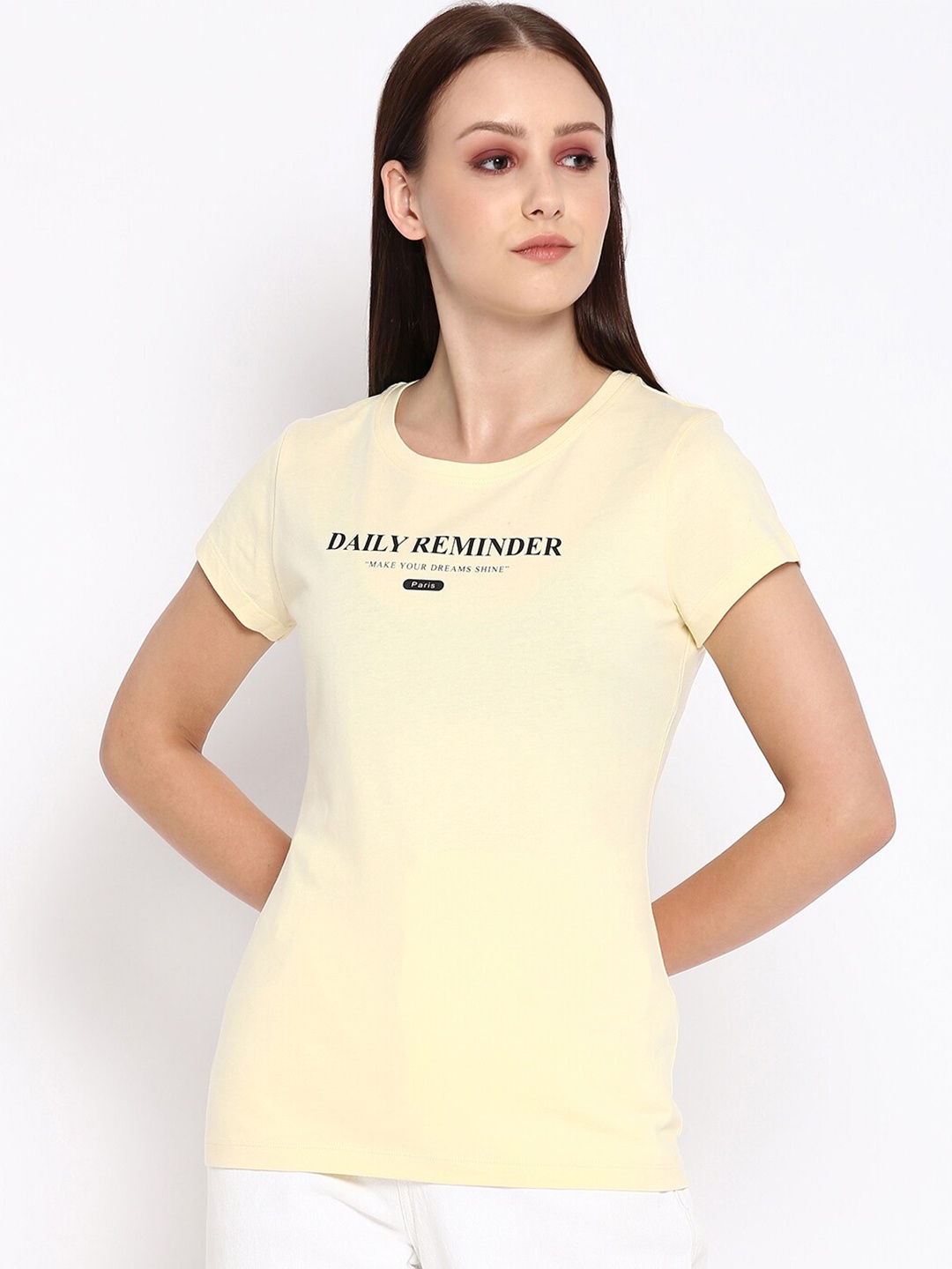 

R&B Women Yellow T-shirt