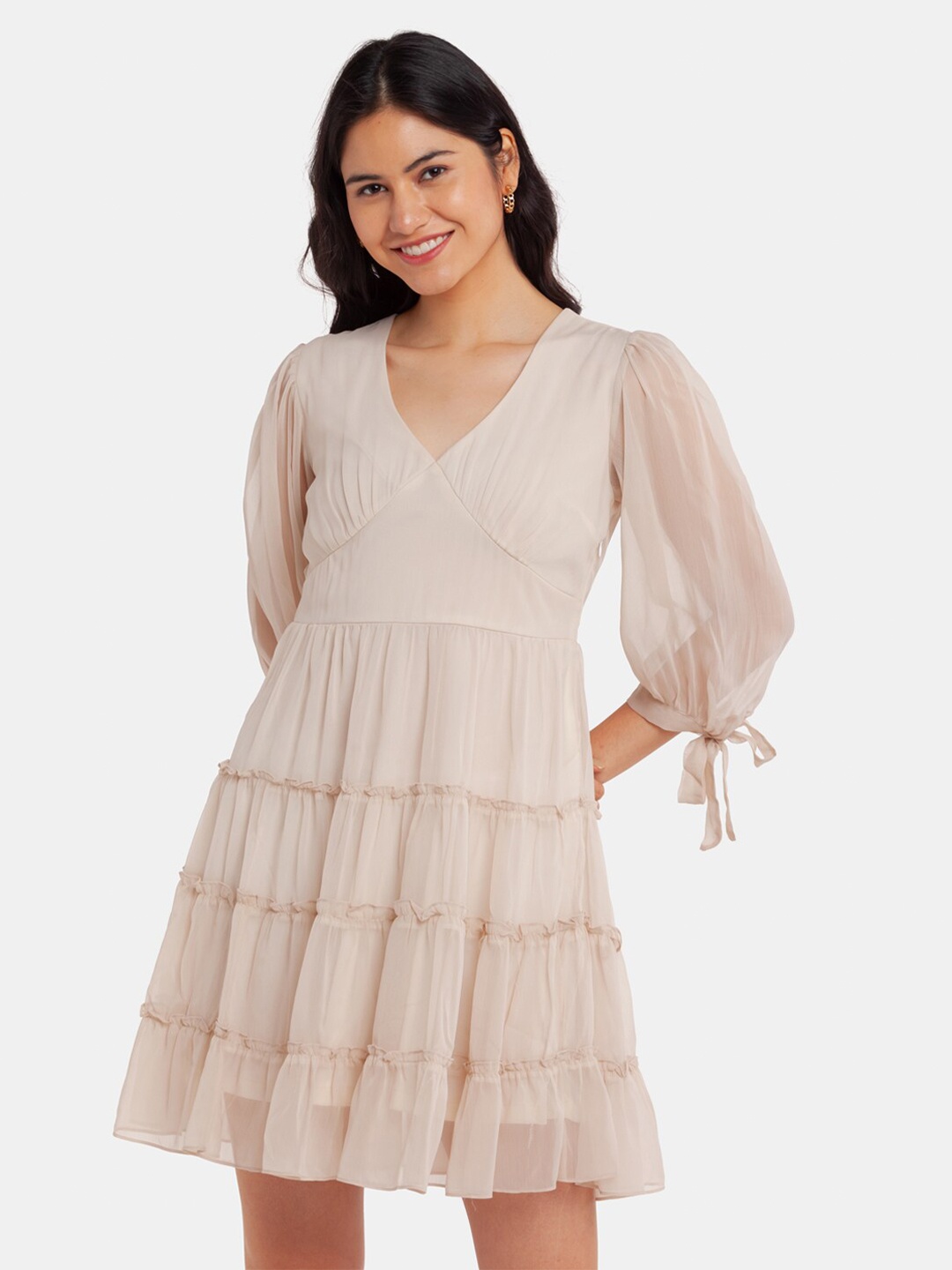 

Zink Women London Beige Dress