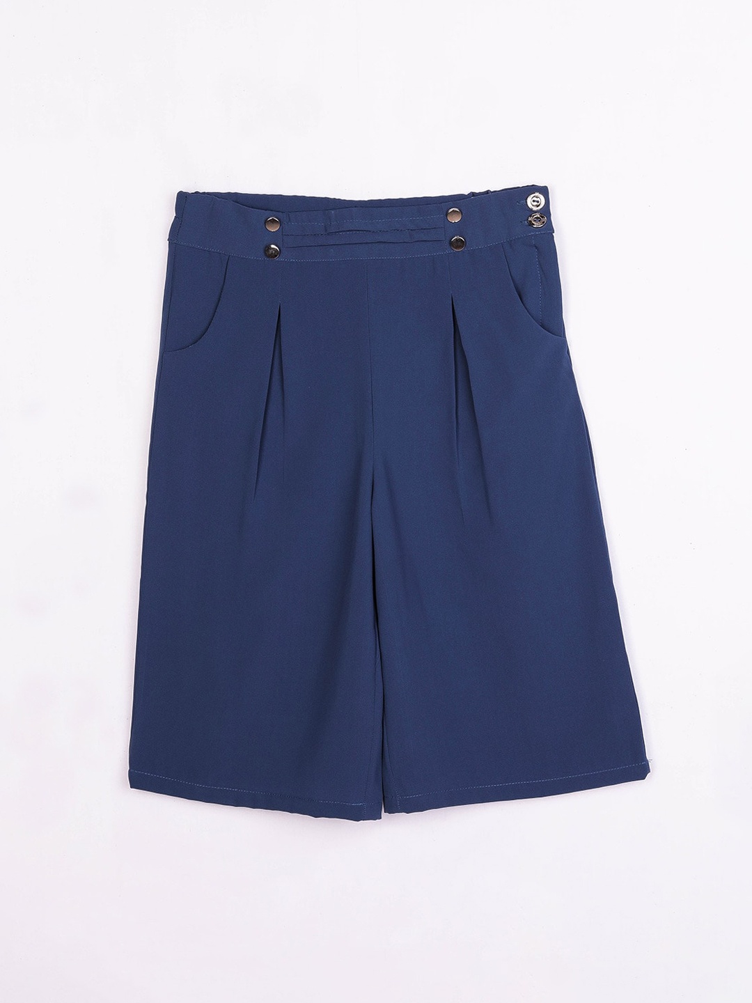 

Peppermint Girls Blue Pleated Culottes Trouser