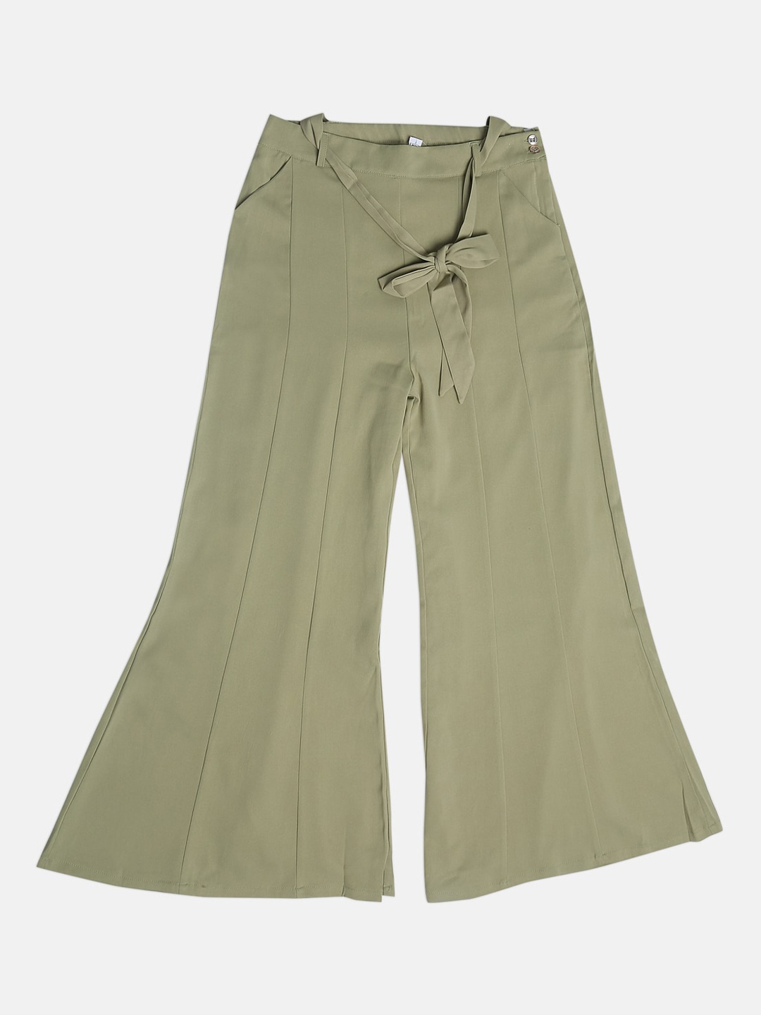 

Peppermint Girls Olive Green Culottes Trousers