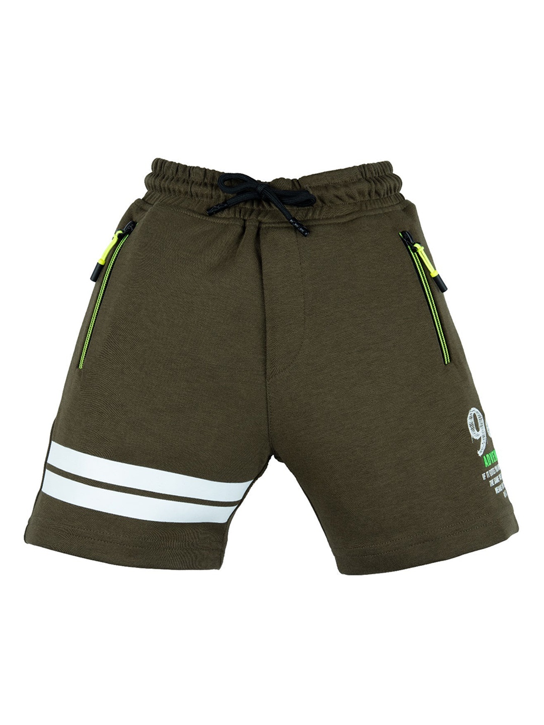 

Status Quo Boys Olive Green Shorts