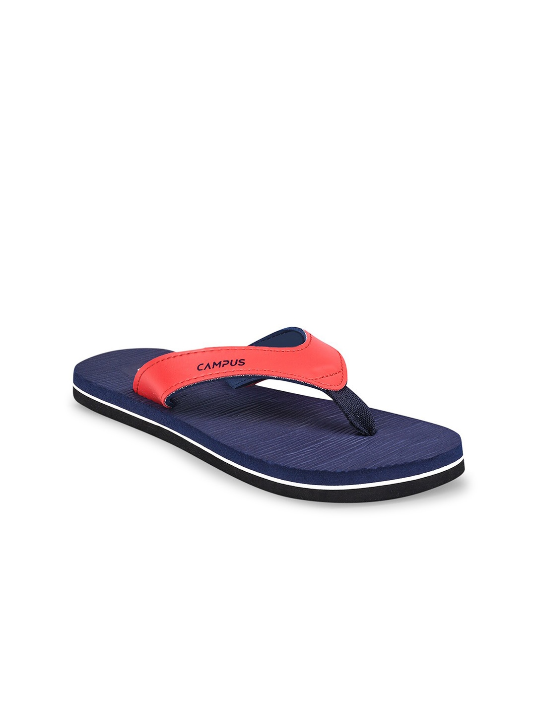 

Campus Women Navy Blue & Red Thong Flip-Flops