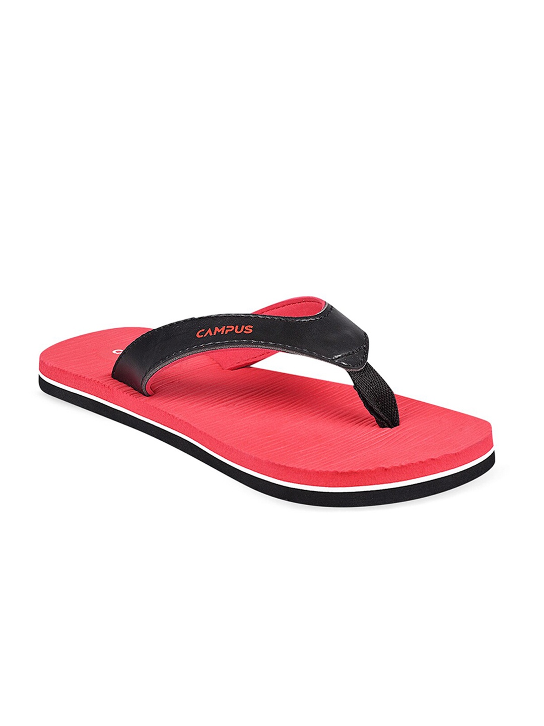 

Campus Women Red & Black Thong Flip-Flops