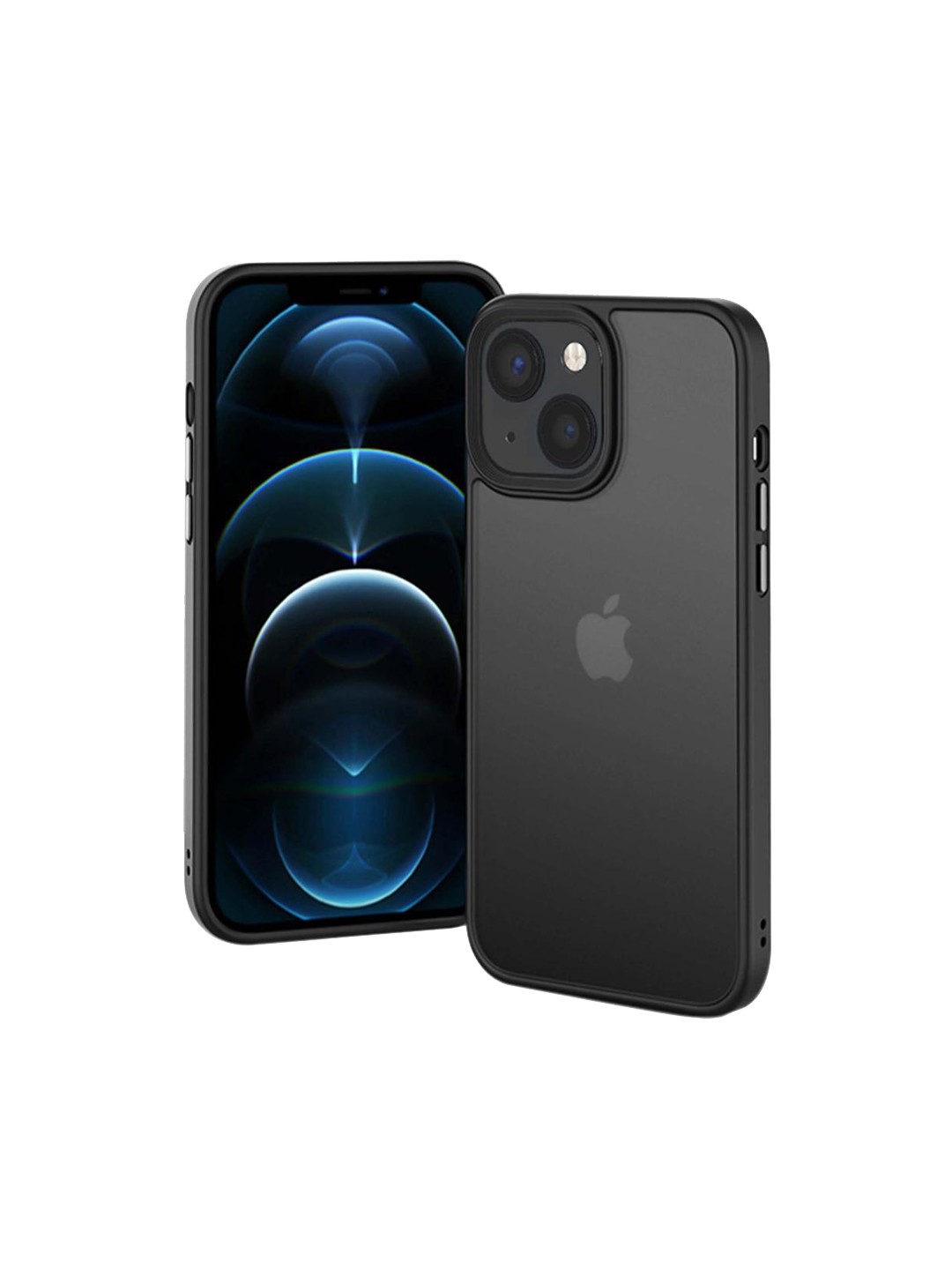 

DailyObjects Black Transparent iPhone 13 Mini Phone Case