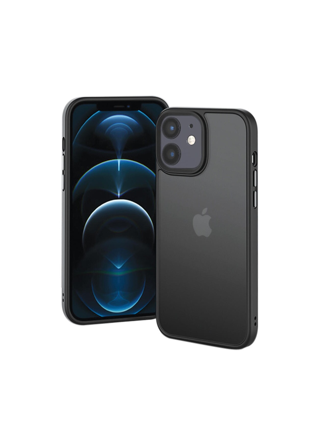 

DailyObjects Black & Grey Printed iPhone 12 Mini Phone Case