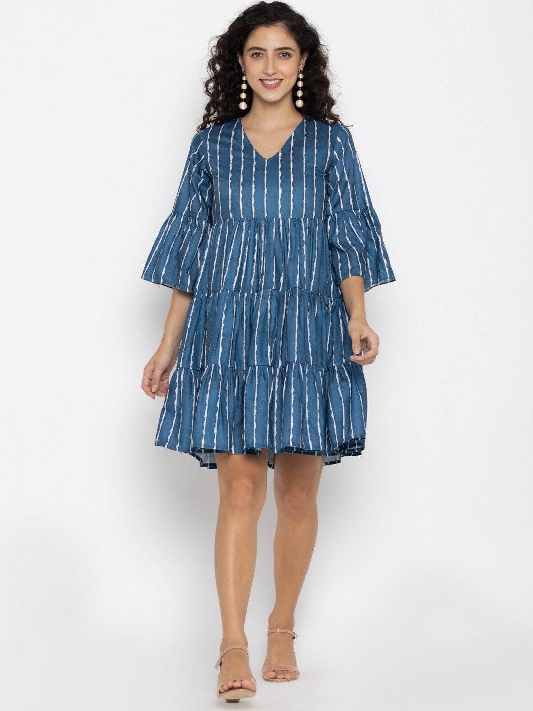 

SEW YOU SOON Blue A-Line Dress