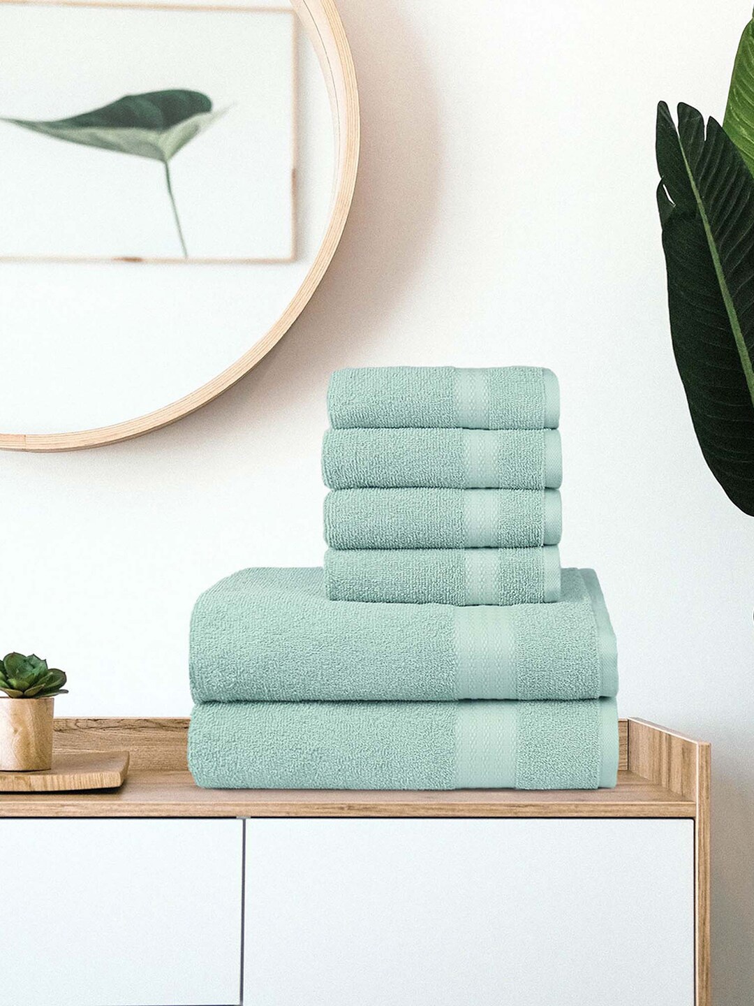 

Trident Set of 6 Turquoise Blue 400 GSM Towels