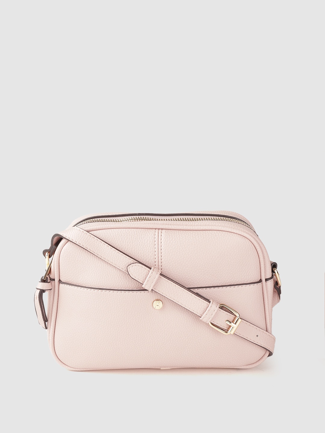 

Accessorize Pink Textured Structured Sling Bag