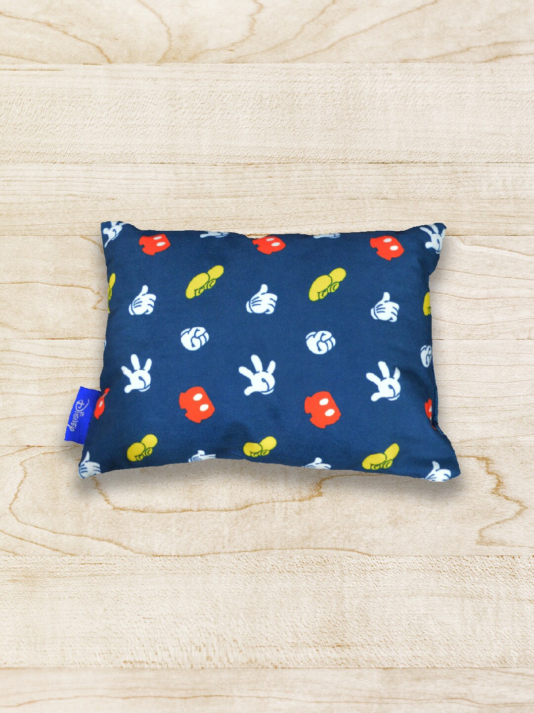 

Disney Kids Blue & White Printed Baby Pillow